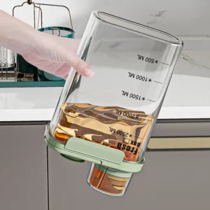 Kitchen Cereal Storage Container Transparent Food Storage Boxes Multi-Purpose Oatmeal Cereal Noodle Flour Storage Container Home - Image 5