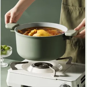 Ceramic cookware set 3PCS Home frying pan milk soup non stick kitchen cooking pot set - Image 5