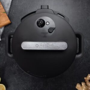 nutricook Electric Pressure Cooker, 6 Liters, Smart Pot 2,9 In 1 Rice Cooker, Slow Cooker, Steamer, Sauté Pot, Yogurt Maker & More, 12 Smart Programs With New Smart Lid, 2 Years Warranty 6 L 1000 W NC-SP204K Black - Image 3