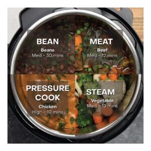 nutricook Electric Pressure Cooker, 6 Liters, Smart Pot 2,9 In 1 Rice Cooker, Slow Cooker, Steamer, Sauté Pot, Yogurt Maker & More, 12 Smart Programs With New Smart Lid, 2 Years Warranty 6 L 1000 W NC-SP204K Black - Image 7