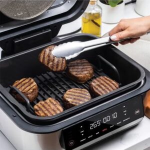 nutricook Smart Air Fryer Grill XL digital 8.5 Liters, with Built in Thermometer, Grill, Air Fry, Roast, Bake, Dehydrate & Reheat, 2 Years limited Warranty 6 L 1760 W NC-AFG960 Black/ Silver - Image 5