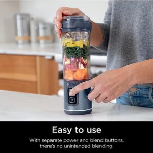 Ninja Blast Cordless Blender, Rechargeable, Leakproof 0.53 L 150 W BC151MENV Blue - Image 6