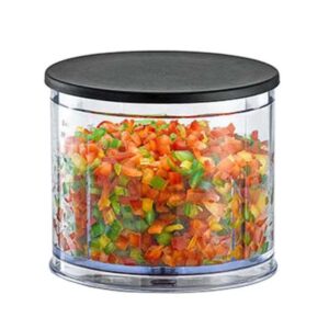 BLACK+DECKER Hand Blender, 600ml Chopping Bowl, 500ml Beaker, Stainless Steel Blades, Dual Speed, 3-in-1 Functionality, Anti-Slip, Perfect for Blending, Chopping, Whisking, HB600-B5 Black/Clear - Image 5
