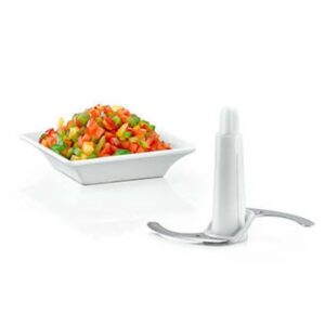 BLACK+DECKER Hand Blender, 600ml Chopping Bowl, 500ml Beaker, Stainless Steel Blades, Dual Speed, 3-in-1 Functionality, Anti-Slip, Perfect for Blending, Chopping, Whisking, HB600-B5 Black/Clear - Image 6