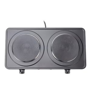 Olsenmark Electric Double Hot Plate 2000 W OMHP2034Y Black - Image 3