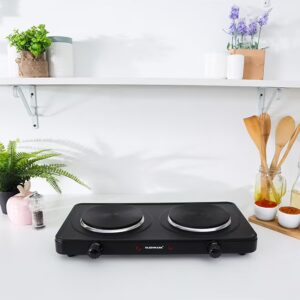 Olsenmark Electric Double Hot Plate 2000 W OMHP2034Y Black - Image 5