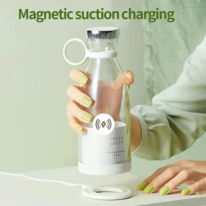 Portable Wireless Blender Cup 350ML | 20000rpm Mini Juicer for Fruit USB Rechargeable 304 Blade Waterproof Design - Image 5