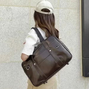Japanese Casual PU Shoulder Bag Junior High School Students School Bag Handbag Anime Uniform Bag Tote Bags for Women Bolsos - Image 2
