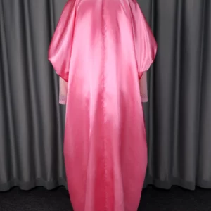 Two Pieces Set Loose Africa Clothing Kaftan Boubou Maxi Gown for Women Inside Lace Dresses And Cape Occasion Autumn 2026 Fashion - Image 3