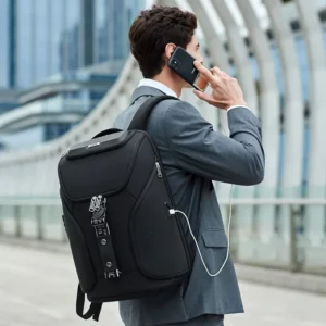 Business 18 inch Laptop Backpack For Men Multifunctional Travel Spacious Backpacks High Capacity USB Charging Pack - Image 4