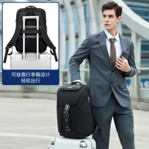 Business 18 inch Laptop Backpack For Men Multifunctional Travel Spacious Backpacks High Capacity USB Charging Pack - Image 5