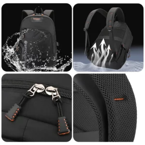 2026 New High Quality Men Backpack Waterproof Travel Rucksack Teenagers Boys Casual Shoulder Bag Mochilas - Image 5