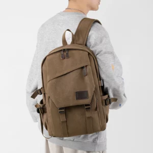 Men's large capacity travel backpack, suitable for different groups of people, adjustable shoulder strap length, multi compartme - Image 5