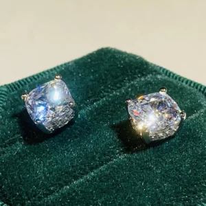 Huitan Women Crystal Cubic Zirconia Stud Earrings High-quality Fashion Versatile Female Everyday Earrings Temperament Jewelry - Image 5