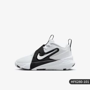 Nike Authentic Team Hustle 12 Kids' Cushioned Basketball Shoes HF6280-101 - Image 6