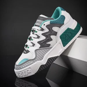 Men's Breathable Casual Sneakers Luxury Trainer Fashion Loafers Running Shoes - Comfortable Race Shoes for Male - Image 1