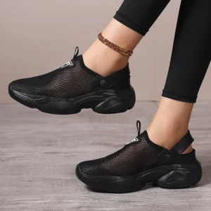 New summer hollow mesh breathable casual shoes for women thin sports shoes for one foot, buzz hoof soft sole women's shoes outdo - Image 5