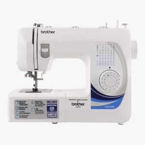 brother Traditional Metal Chassis Electric Sewing Machines Featuring 27 Built-In Stitch Selections For Convenient And Versatile Sewing | This Sewing Machine Features A Built-In Needle Threader And Quick Set Bobbin | 1-Step Buttonhole And | Made In Vietnam GS2700 White/Blue/Silver - Image 8