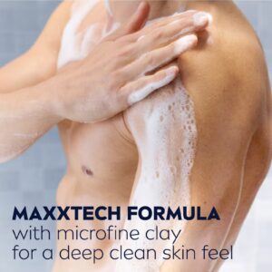 Nivea Men Deep Shower Gel 3In1 Body Wash With Micro-Fine Clay Andwoody Scent For Body Face And Hair black 250ml - Image 4