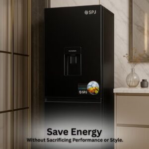 SPJ 429 Litres Double Door Refrigerator with Water Dispenser – Black | Model: RFGB-BBLU429C | 1 Year Full Warranty, 5 Years Compressor Warranty - Image 5