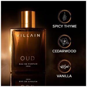 VILLAIN Oud EDP, Long Lasting Perfume for Men, 100ml - Image 5