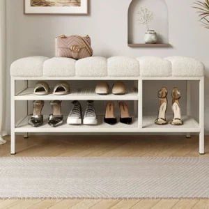 Living Room Entrance Storage Shoe Changing Stool Bedroom Creative Comfortable Bed End Bench Cloakroom Shoe Changing Stools - Image 4