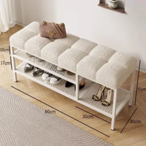 Living Room Entrance Storage Shoe Changing Stool Bedroom Creative Comfortable Bed End Bench Cloakroom Shoe Changing Stools - Image 6
