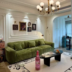 Oversized Green Living Room Sofas Minimalist Modern 2 Seater Living Room Sofas Lounge Japanese Woonkamerbanken Home Furniture - Image 3