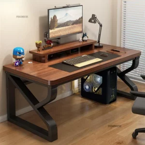 Modern Wooden Computer Desks Office Furniture Bedroom Workbench Desk Simple Student Writing Table Desktop E-sports Gaming Table - Image 3