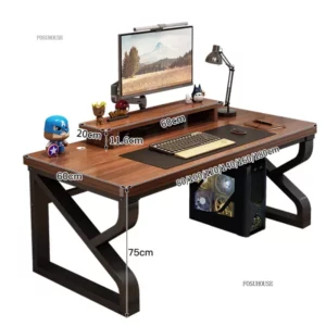 Modern Wooden Computer Desks Office Furniture Bedroom Workbench Desk Simple Student Writing Table Desktop E-sports Gaming Table - Image 6