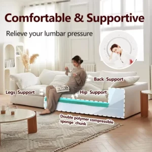 Compression Modular Combination Sofa Set Furniture Vacuum Pack Compression Sofa for Boxed Living Room Sofas - Image 2