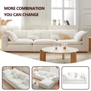 Compression Modular Combination Sofa Set Furniture Vacuum Pack Compression Sofa for Boxed Living Room Sofas - Image 3