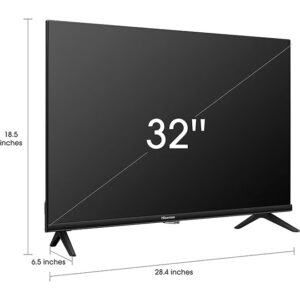 Hisense A4 Series 32 Inch HD Smart Android TV with DTS Virtual X Game And Sports Modes Chromecast Built-In Alexa Compatibility 32A4H Black - Image 8