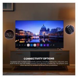 STAR TRACK 55" 4K Smart TV | webOS Hub, Bezel less, Magic Remote, Bluetooth, Netflix, YouTube, Satellite Receiver - Image 4