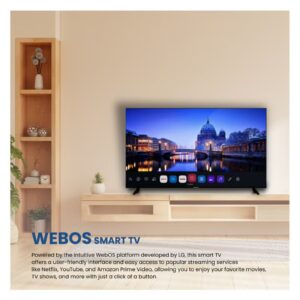 STAR TRACK 55" 4K Smart TV | webOS Hub, Bezel less, Magic Remote, Bluetooth, Netflix, YouTube, Satellite Receiver - Image 8