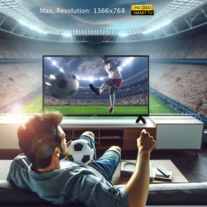 EGNRL 39 Inch FULL HD SMART LED TV, EGTV40HDS | HDMI, Google Play, Netflix, YouTube, WiFi and Bluetooth| with Remote Control, One Year Warranty - Image 6