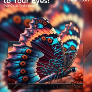 VIDEOCON 55-Inch Edgeless 4K UHD WebOS Hub Smart TV, Magic Remote, Bluetooth, Dolby Audio, Apple AirPlay, DVB T2/S2, Free Wall Bracket – E55ELWO1100 Black - Image 6