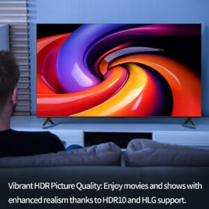 ROWA 55-Inch 4K UHD Smart TV | Google TV | Dolby Vision & Atmos | HDR10 | MEMC | Dynamic Color Enhancement | Voice Control | Game Master with Slim Design - 2025 Model (International Version) 55R55 Black - Image 3