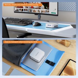 ACEMAGIC Mini PC With Intel N97 Processor/16GB RAM/512GB SSD/Windows11Pro/ silver - Image 3