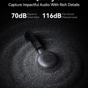 Hollyland Lark M2S Ultimate Combo Wireless Lavalier Microphone for iPhone Camera Android PC Compact Clip On Mic Noise Cancelling Titanium Clip for Vlog Interview Content Creation - Image 7