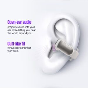 BOSE Ultra Open Earbuds with OpenAudio Technology, Open Ear Wireless Earbuds, Up to 48 Hours of Battery Life White Smoke - Image 3