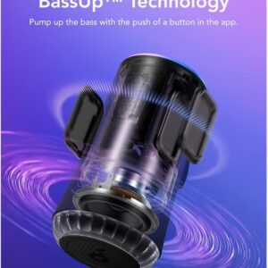 Soundcore Glow Portable Speaker With 30W 360° Sound, Synchronized Radiant Light, 18H Playback, Customizable EQ And Light Show, And IP67 Waterproof Black - Image 6