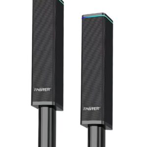 Faster XB8000 Soundbar with Subwoofer 90W- 8” Subwoofer 3” Satellite Speaker 2.1 Home Cinema RGB Powerful Bass- 5.0 Bluetooth Speaker Sound Bar Multiple Connectivity USB, BT, Aux & Remote Control- Multiple Device Inputs Smartphone Tablet Music Player - Image 5