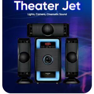 Faster E50 3.1 Channel Speaker System 70W Subwoofer + 64GB USB 3.1 Flash Drive Bundle – Hi-Fi Home Stereo with Bluetooth 5.4, Remote Control, USB, AUX, SD, FM – Deep Bass Multimedia Theater System & Super-Fast Metal Pendrive for TV, PC, and Laptop - Image 6