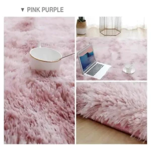 VIKAMA Plush Wave Pattern Carpet Living Room Bedroom Bedside Rug Soft Warm Three Colours Patchwork Home Decor Carpet - Image 6