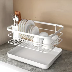 Kitchen Dish Drainer Cupboard Chopsticks Organizer Countertop Sink Shelf Organizer Shelf - Image 4