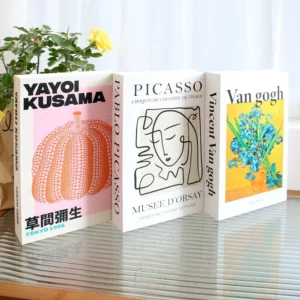 3Pcs Foldable Fashion Fake Books Living Room Decoration Designer Books Coffee Table Ornaments Club Hotel Room Villa Prop Books - Image 2