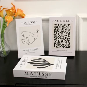 3Pcs Foldable Fashion Fake Books Living Room Decoration Designer Books Coffee Table Ornaments Club Hotel Room Villa Prop Books - Image 5