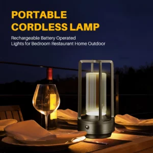 GGbingo Cordless Led Table Lamp Desk Lamps Outdoor Camping Atmosphere Light Restaurant Creative Beside Night Lights - Image 4