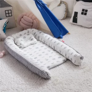 Portable Washable Baby Bed Detachable Bedside Sleeper for Comfortable Newborns Bassinet Baby Bed for Shared Sleep - Image 7